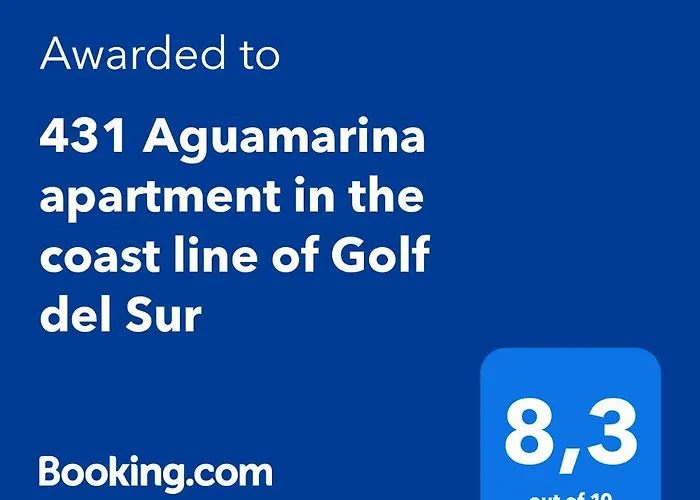 431 - Edif Aguamarina - Vacation Rental Home In The Coast Line Of Golf Del Sur